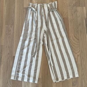 Wide Leg Cropped Pants